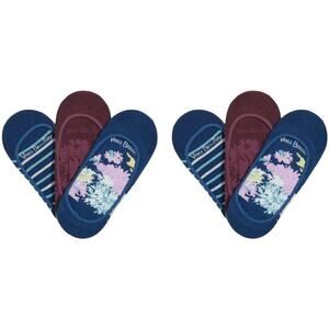 Lot 2 Vera Bradley Low-Cut Sock Liners 3 Pk (Total 6 pairs)